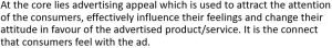 Appeal advertisement definition