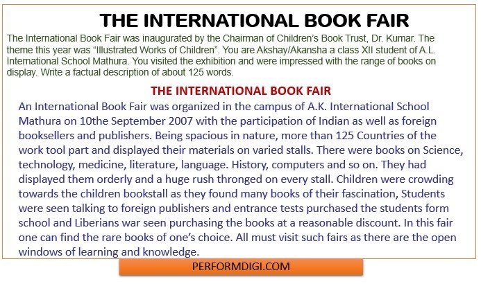THE INTERNATIONAL BOOK FAIR