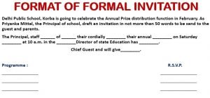 Formal inFormal invitation formatvitation format-min