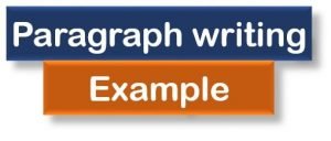 Paragraph writing Examples