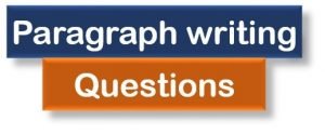 Paragraph writing Questions