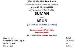 formal and informal invitation and replies example