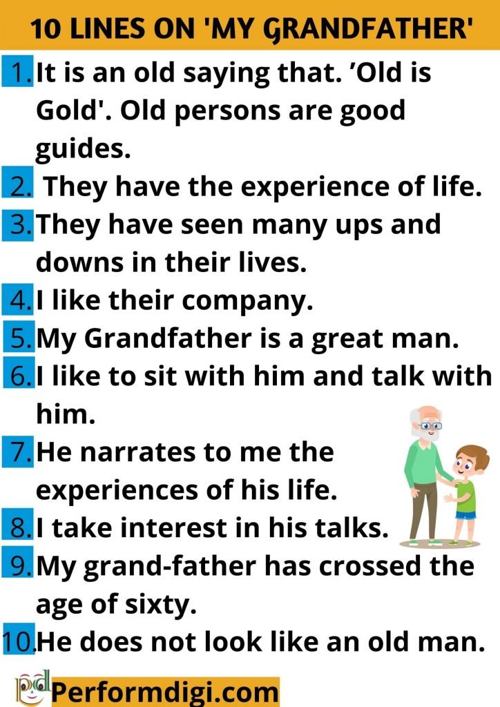 Short essay on my Grandfather