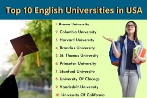 Top 10 English Universities In USA