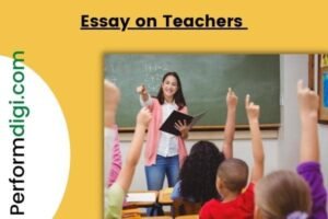 Essay on teachers
