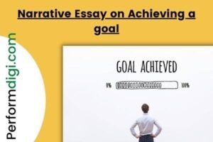 Narrative essay on achieving a goal