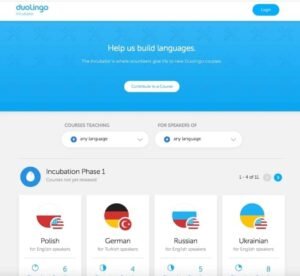 What is Duolingo Incubator?