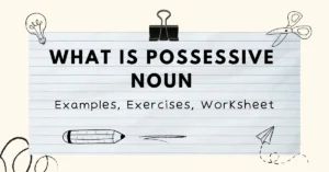 what is Possessive Noun