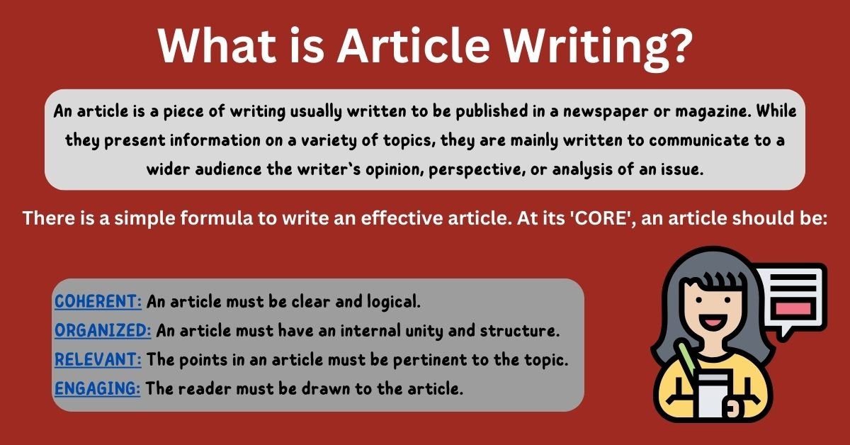 what is article writing